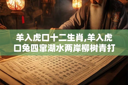 羊入虎口十二生肖,羊入虎口兔四窜湖水两岸柳树青打一动物