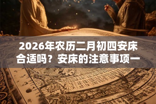 2026年农历二月初四安床合适吗?安床的注意事项一览! 2026年农历二月初四安床合适吗?安床的注意事项一览!