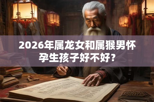 2026年属龙女和属猴男怀孕生孩子好不好？
