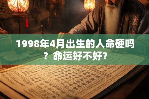1998年4月出生的人命硬吗？命运好不好？