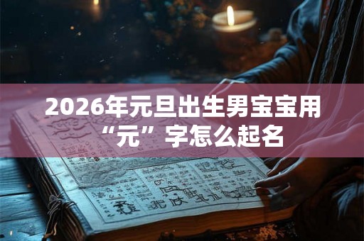 2026年元旦出生男宝宝用“元”字怎么起名