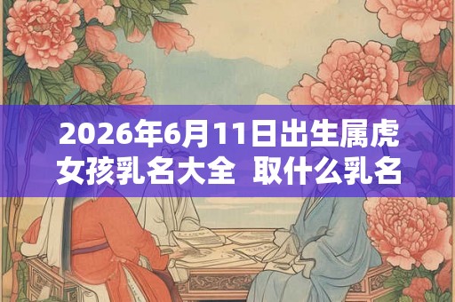 2026年6月11日出生属虎女孩乳名大全 取什么乳名好 2026年6月11日出生属虎女孩乳名大全 取什么乳名好