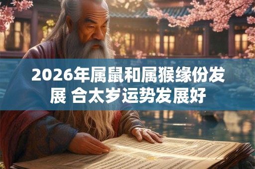 2026年属鼠和属猴缘份发展 合太岁运势发展好