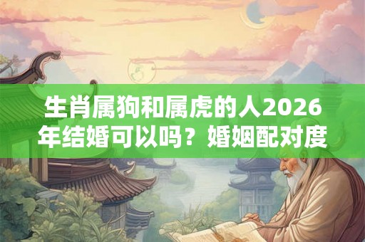 生肖属狗和属虎的人2026年结婚可以吗？婚姻配对度高吗？