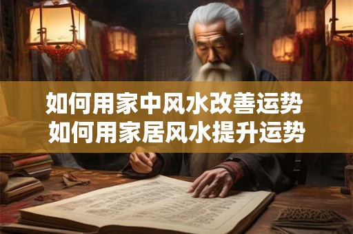 如何用家中风水改善运势 如何用家居风水提升运势 如何用家中风水改善运势 如何用家居风水提升运势