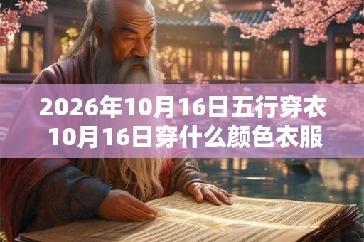 2026年10月16日五行穿衣 10月16日穿什么颜色衣服 2026年10月16日五行穿衣 10月16日穿什么颜色衣服