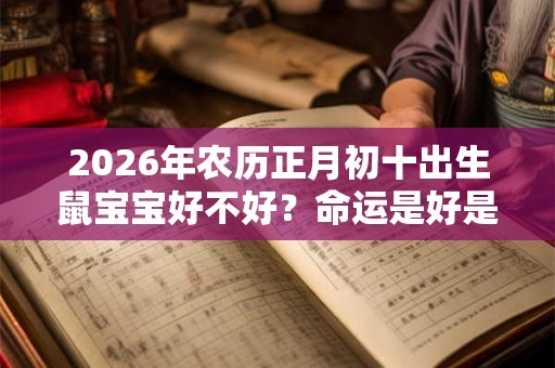 2026年农历正月初十出生鼠宝宝好不好？命运是好是坏？