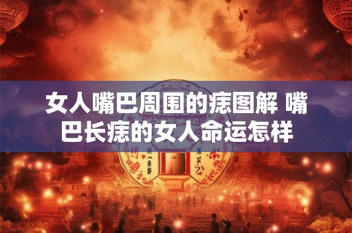 女人嘴巴周围的痣图解 嘴巴长痣的女人命运怎样
