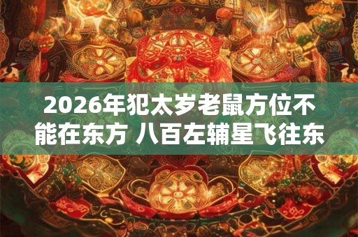 2026年犯太岁老鼠方位不能在东方 八百左辅星飞往东北方