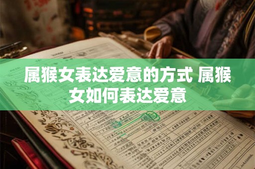 属猴女表达爱意的方式 属猴女如何表达爱意