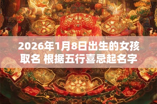 2026年1月8日出生的女孩取名 根据五行喜忌起名字