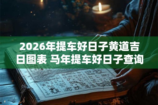 2026年提车好日子黄道吉日图表 马年提车好日子查询