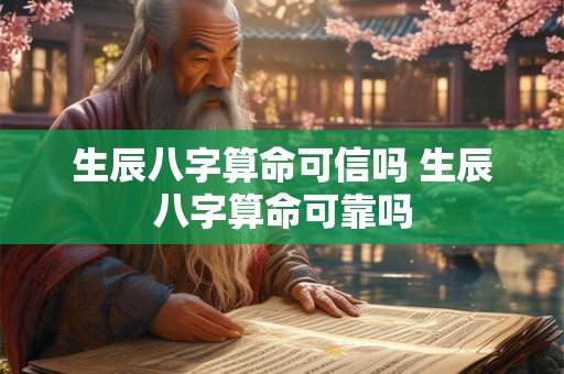 生辰八字算命可信吗 生辰八字算命可靠吗