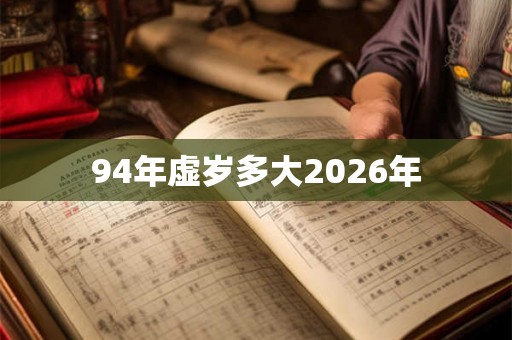 94年虚岁多大2026年