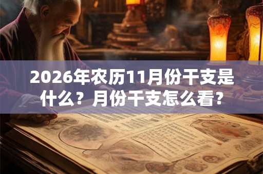 2026年农历11月份干支是什么？月份干支怎么看？