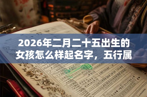 2026年二月二十五出生的女孩怎么样起名字,五行属什么 2026年二月二十五出生的女孩怎么样起名字,五行属什么