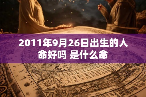2011年9月26日出生的人命好吗 是什么命 2011年9月26日出生的人命好吗 是什么命