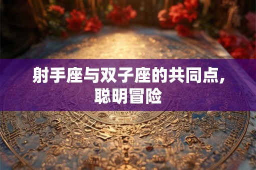 射手座与双子座的共同点,聪明冒险