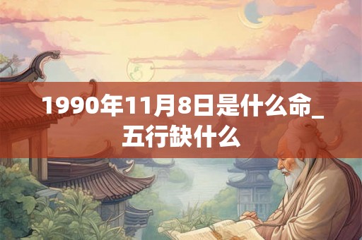 1990年11月8日是什么命_五行缺什么