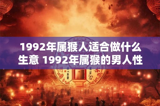 1992年属猴人适合做什么生意 1992年属猴的男人性格脾气
