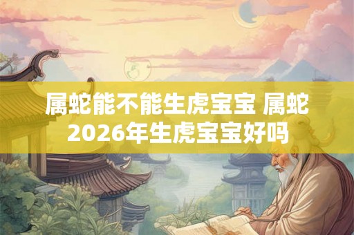 属蛇能不能生虎宝宝 属蛇2026年生虎宝宝好吗