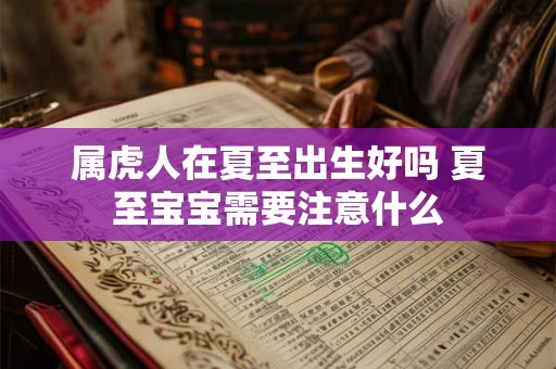 属虎人在夏至出生好吗 夏至宝宝需要注意什么
