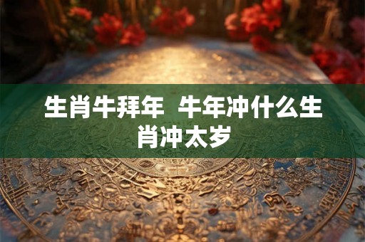 生肖牛拜年  牛年冲什么生肖冲太岁