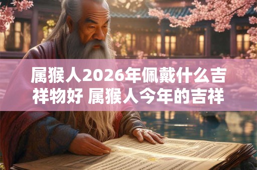 属猴人2026年佩戴什么吉祥物好 属猴人今年的吉祥物