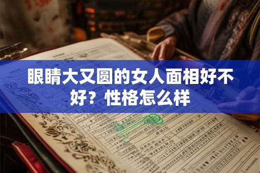 眼睛大又圆的女人面相好不好？性格怎么样