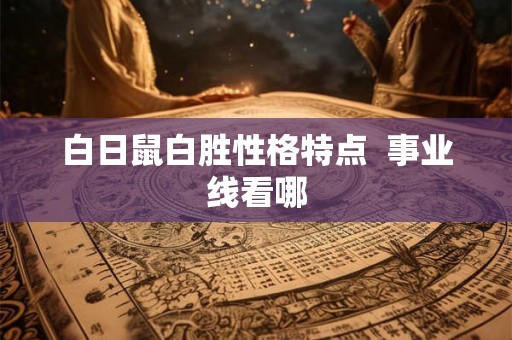 白日鼠白胜性格特点  事业线看哪