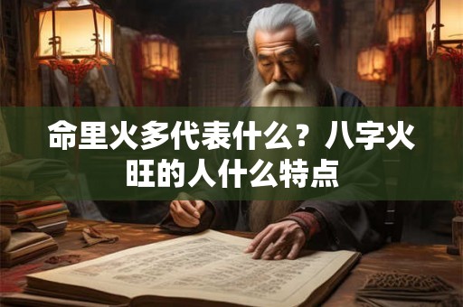 命里火多代表什么？八字火旺的人什么特点