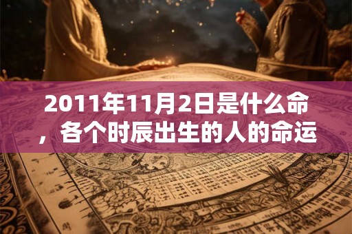 2011年11月2日是什么命,各个时辰出生的人的命运 2011年11月2日是什么命,各个时辰出生的人的命运