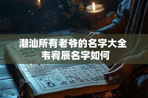潮汕所有老爷的名字大全  韦宥辰名字如何