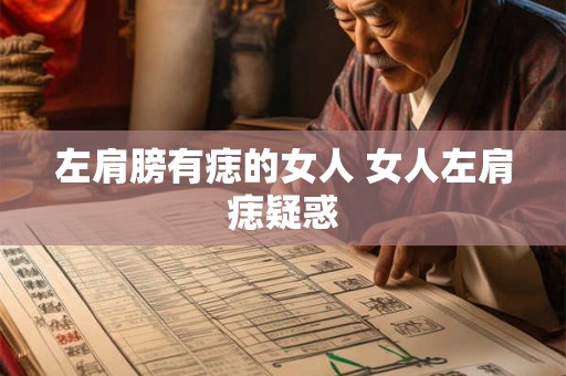 左肩膀有痣的女人 女人左肩痣疑惑