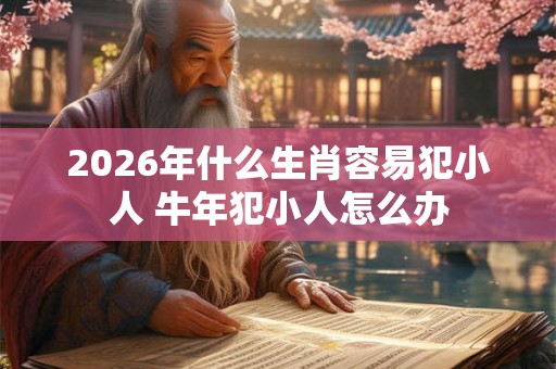 2026年什么生肖容易犯小人 牛年犯小人怎么办