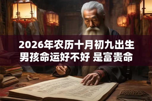 2026年农历十月初九出生男孩命运好不好 是富贵命吗