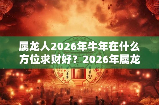 属龙人2026年牛年在什么方位求财好?2026年属龙人财富运势如何? 属龙人2026年牛年在什么方位求财好?2026年属龙人财富运势如何?
