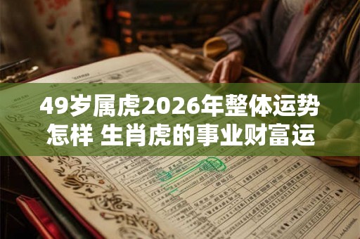 49岁属虎2026年整体运势怎样 生肖虎的事业财富运程如何