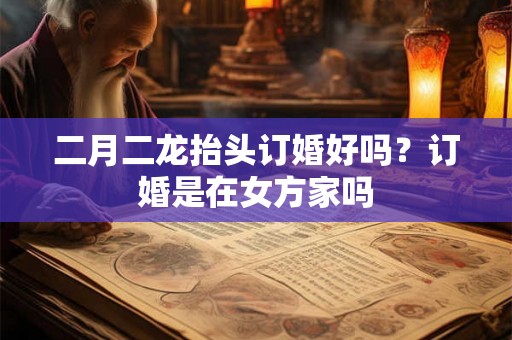 二月二龙抬头订婚好吗？订婚是在女方家吗