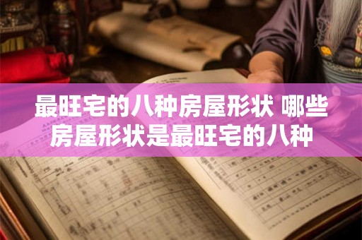 最旺宅的八种房屋形状 哪些房屋形状是最旺宅的八种