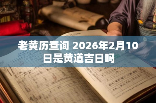 老黄历查询 2026年2月10日是黄道吉日吗