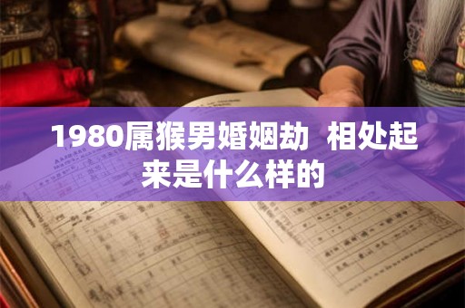 1980属猴男婚姻劫  相处起来是什么样的