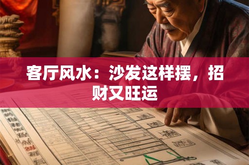 客厅风水：沙发这样摆，招财又旺运