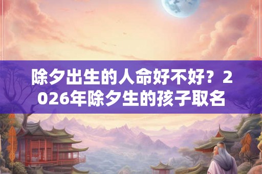 除夕出生的人命好不好？2026年除夕生的孩子取名