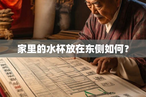 家里的水杯放在东侧如何？