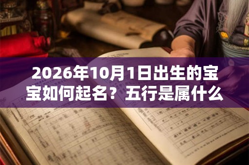 2026年10月1日出生的宝宝如何起名？五行是属什么？