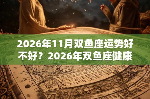 2026年11月双鱼座运势好不好？2026年双鱼座健康运势解析