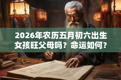2026年农历五月初六出生女孩旺父母吗？命运如何？