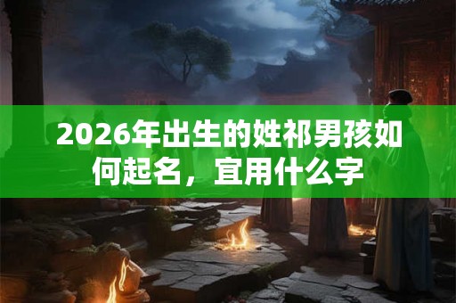 2026年出生的姓祁男孩如何起名，宜用什么字