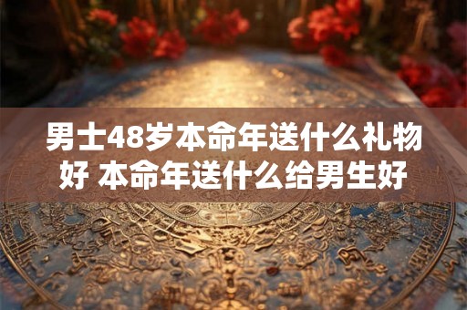 男士48岁本命年送什么礼物好 本命年送什么给男生好
